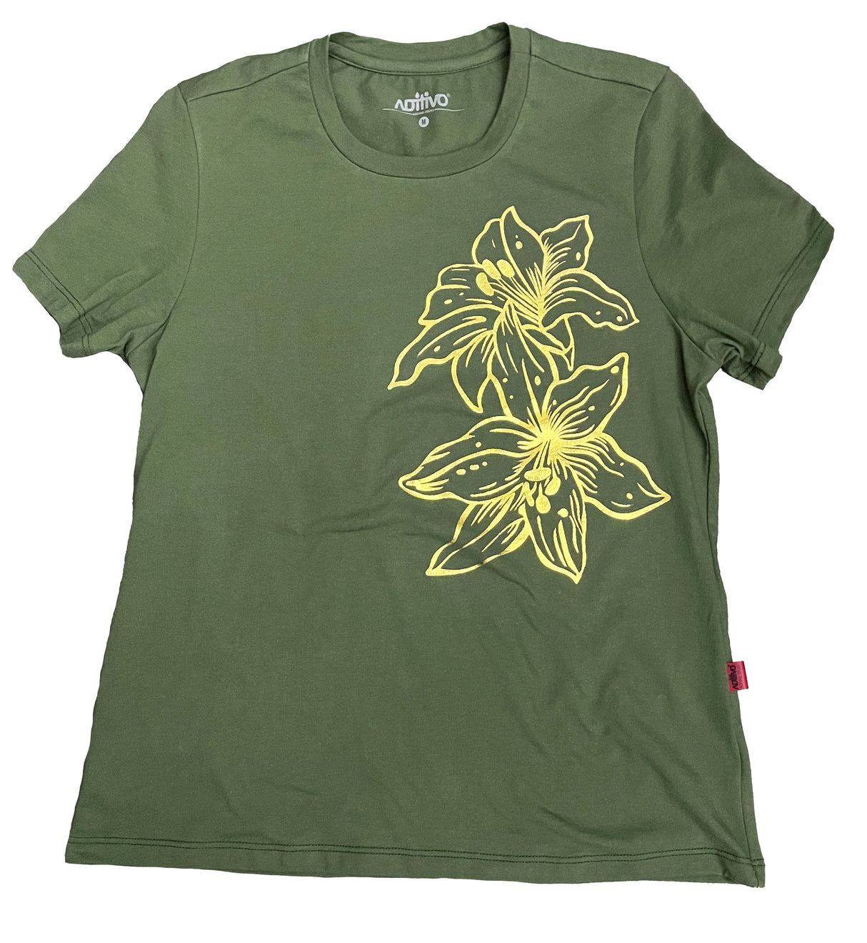 Playera Dama MC / HOJAS FOIL (8754718376159)