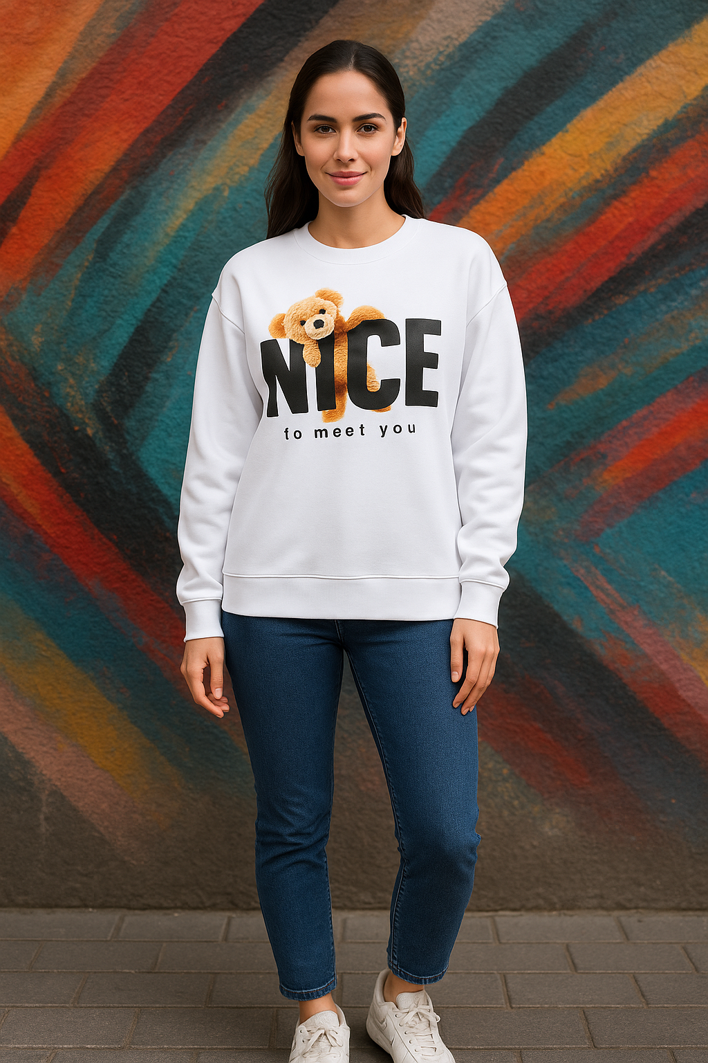 Sudadera Para Dama Ml / Nice (8815526084831)