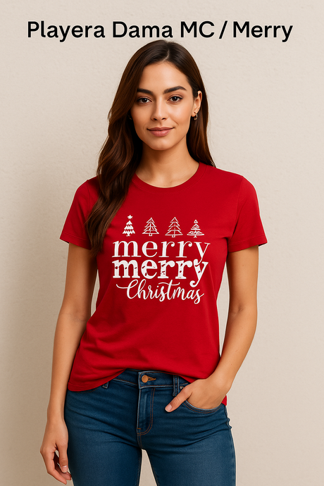 Playera Dama MC / Merry (8842439262431)