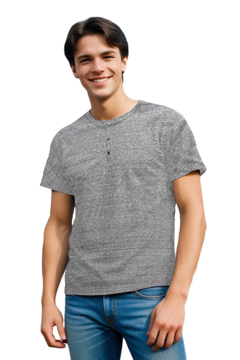 Playera Caballero MC / HENLEY (8754704285919)