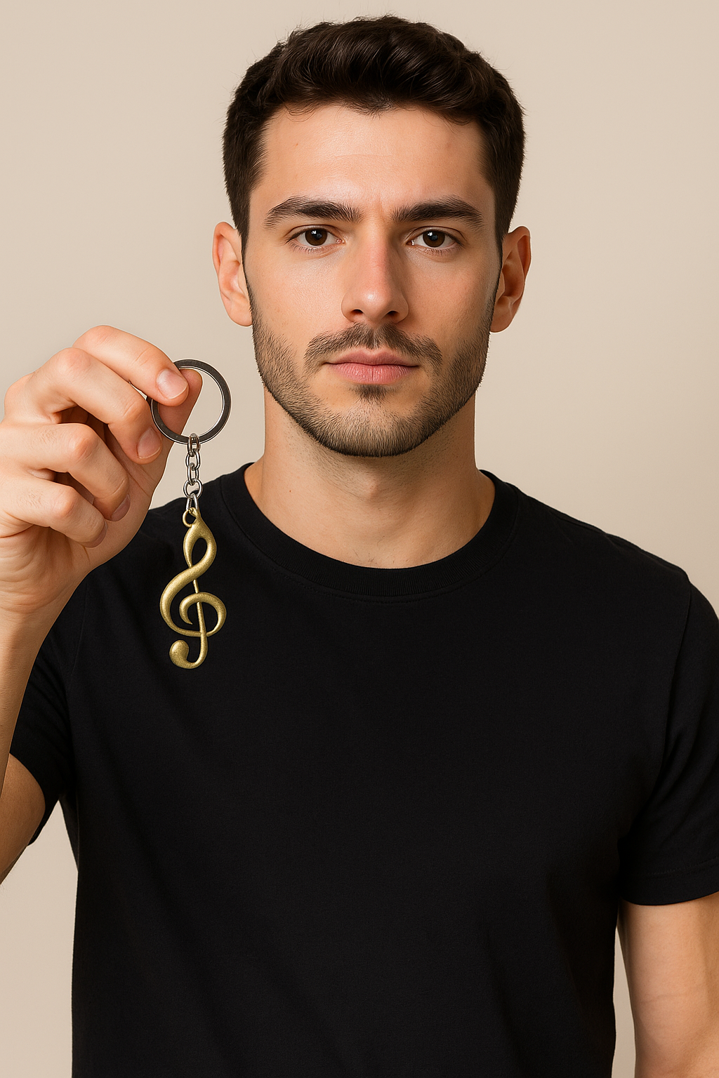 Llavero Metal / CLAVE DE SOL (4170602545175)