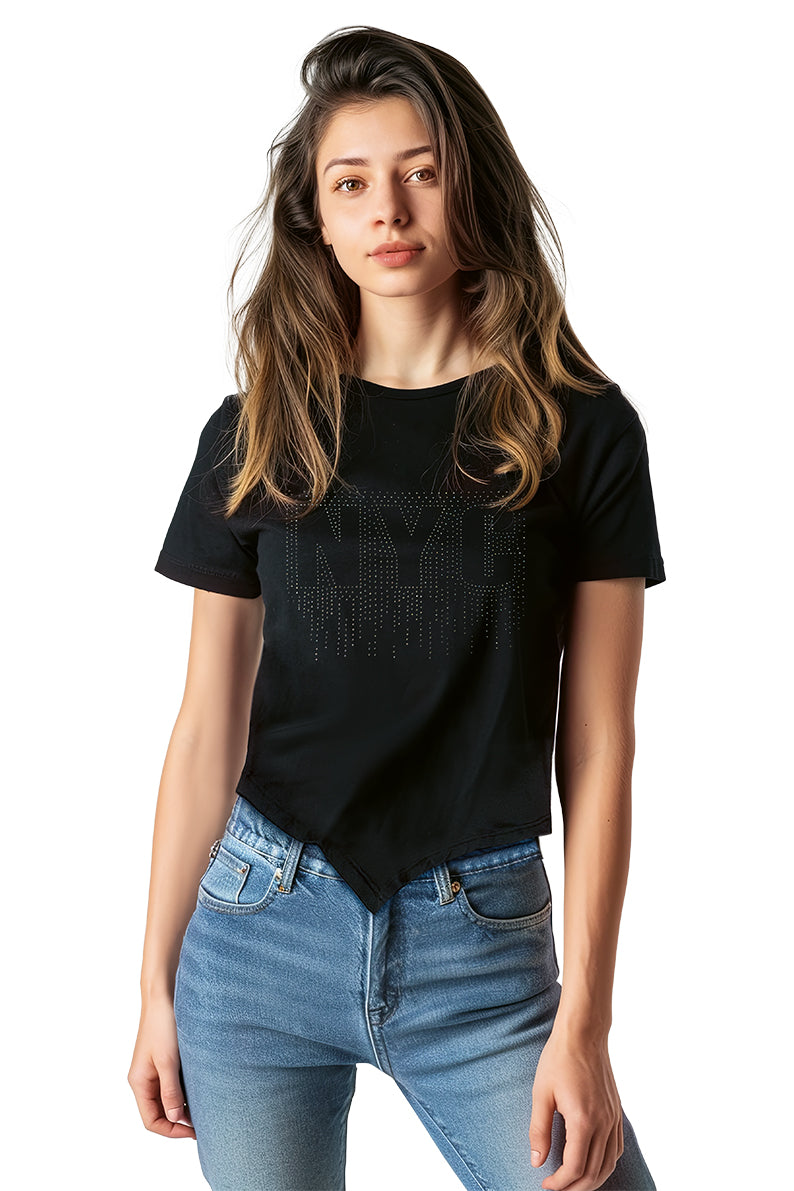 Playera  NYC BRILLOS (8734666850527)