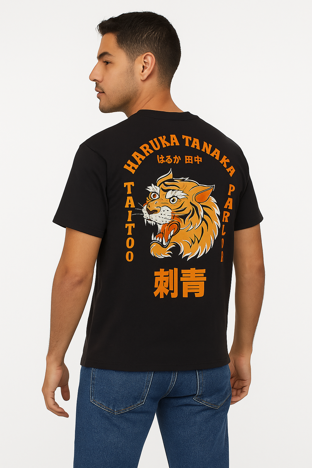 Playera Caballero MC / HARUKA TANAKA NEGRO (9148805185759)