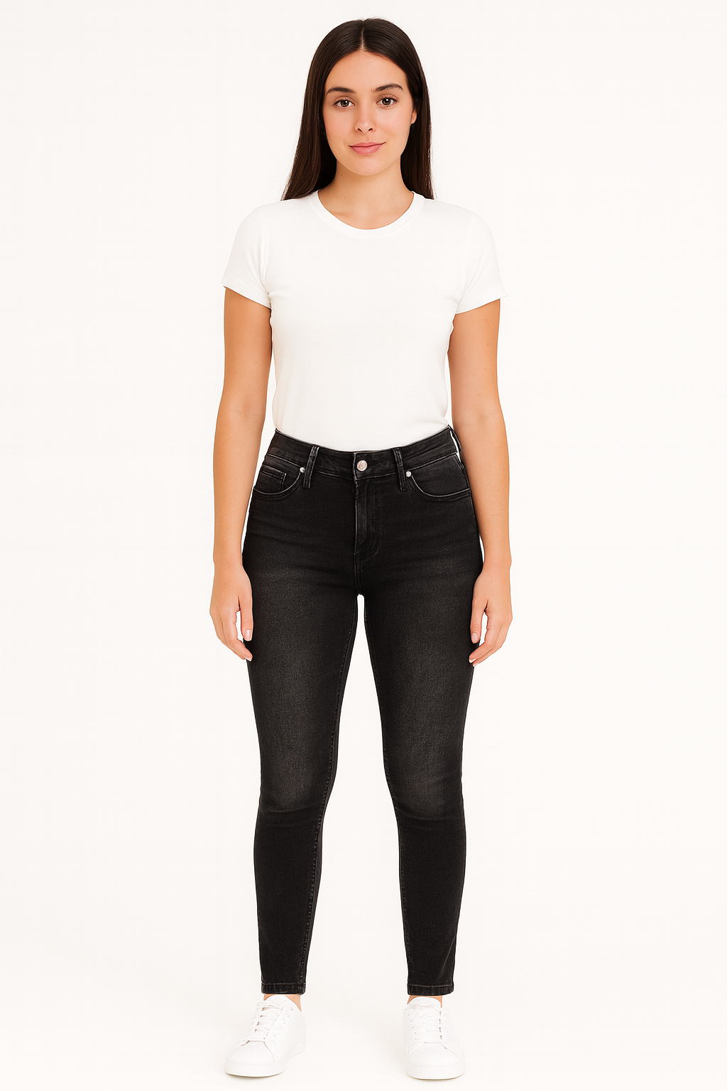 Pantalon Dama Mezclilla / SKINNY 074 NEG (9139932397791)