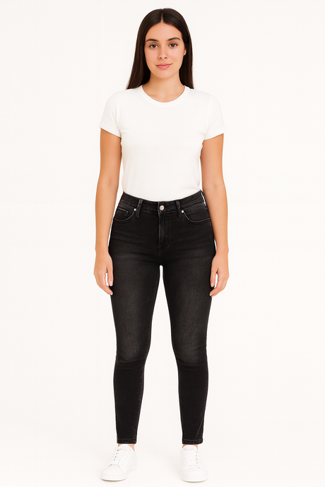 Pantalon Dama Mezclilla / SKINNY 074 NEG (9139932397791)