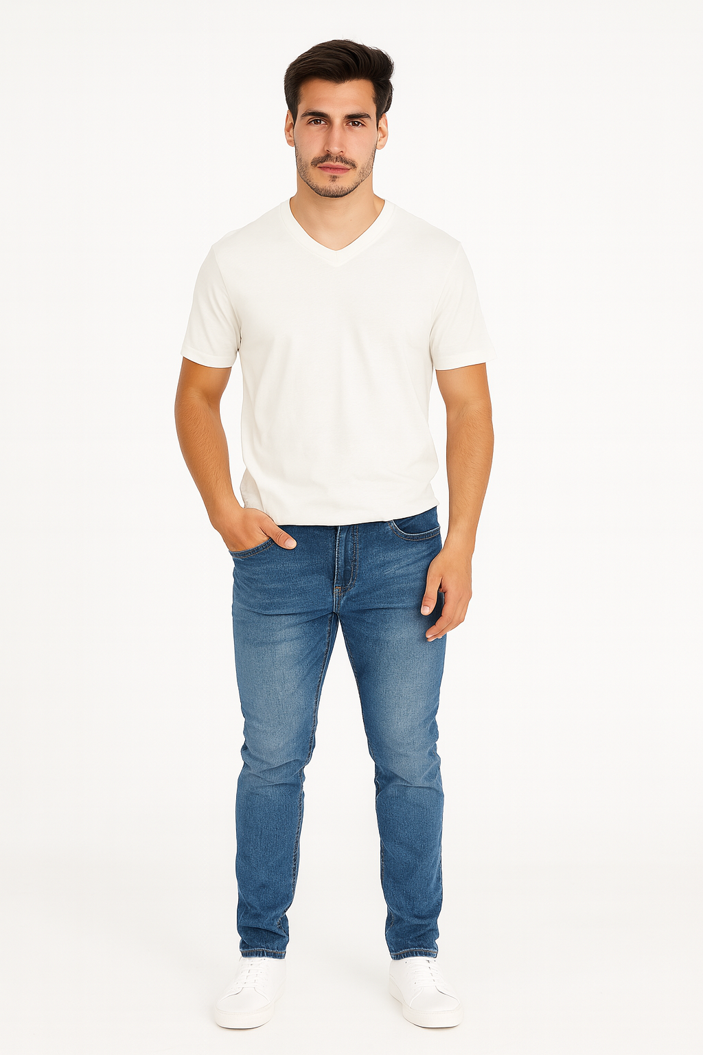 Pantalon Dama Mezclilla / DESLAVADO HIGH AZU (9138800918751)