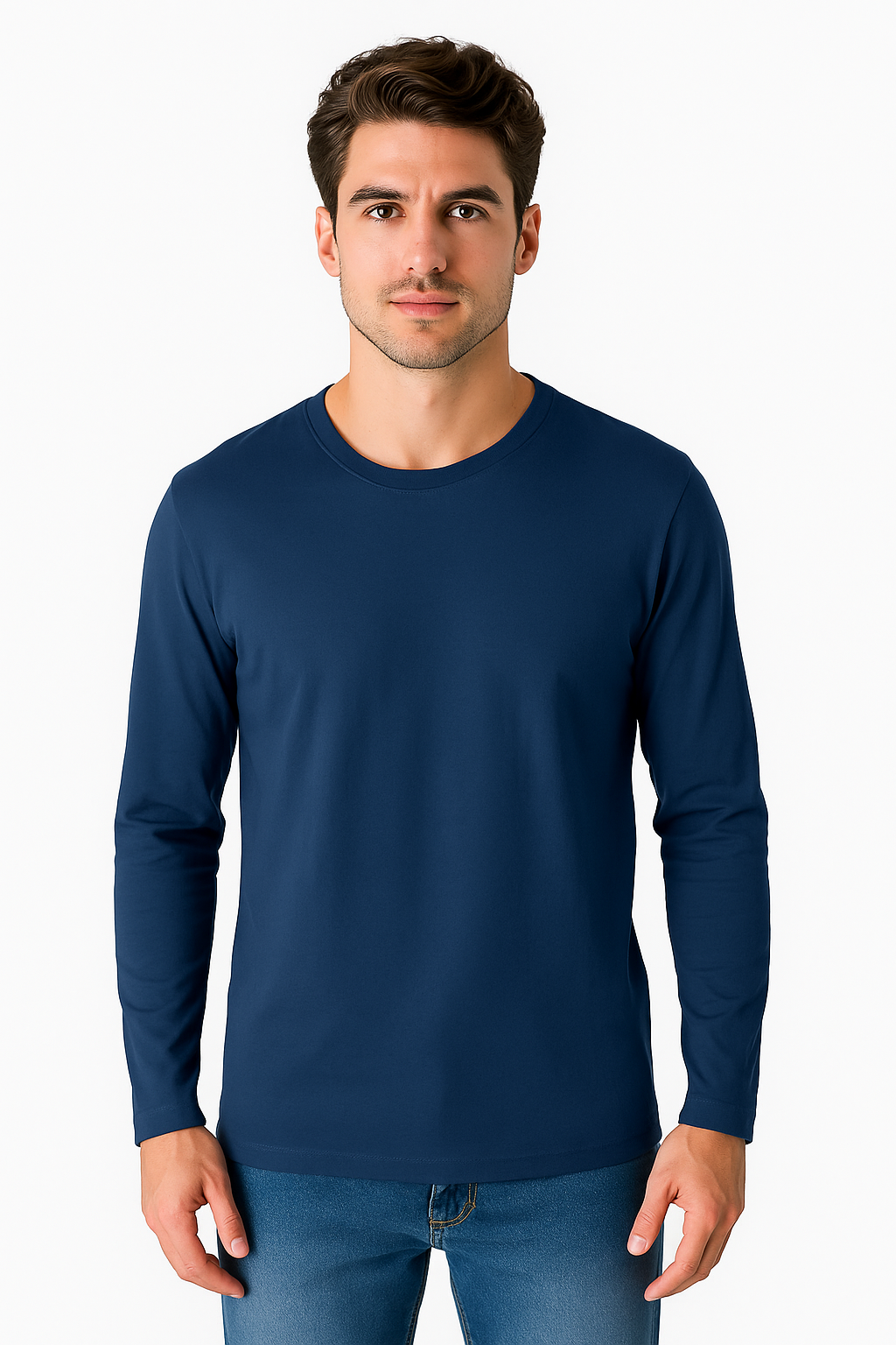 Playera Caballero ML/ CUELLO RED MIDNIGHT (9088452493535)