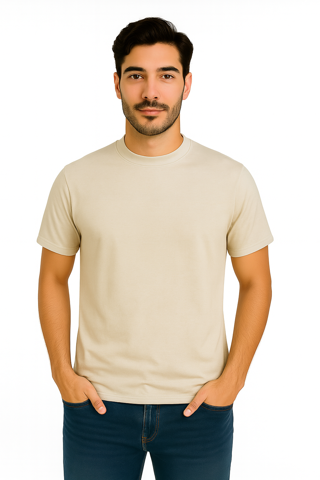 Playera Caballero MC / BASICA CUELLO REDONDO (9123162685663)