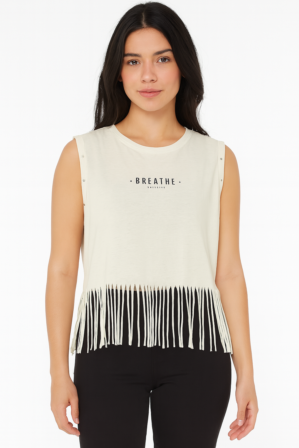 TANK TOP DAMA / BARBAS EN RUEDO KAKY (9079696523487)