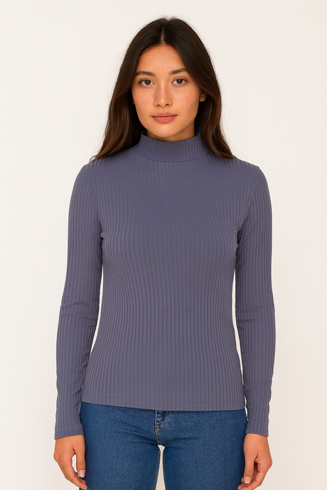 Playera Dama ML /  CUELLO RUSO SKIPPERBLUE (9126862029023)