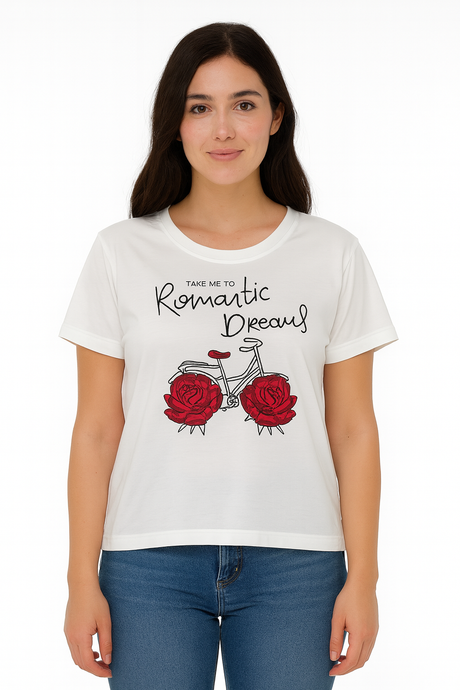 Playera Dama MC / ROMANTIC DREAAMS  HUE (9123079061727)