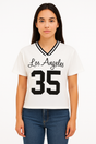 Playera Dama MC / LOS ANGELES 35 BLANCO (9148236136671)