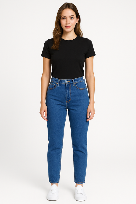 Pantalon Dama Mezclilla / SIMULADO AZU (9095657750751)