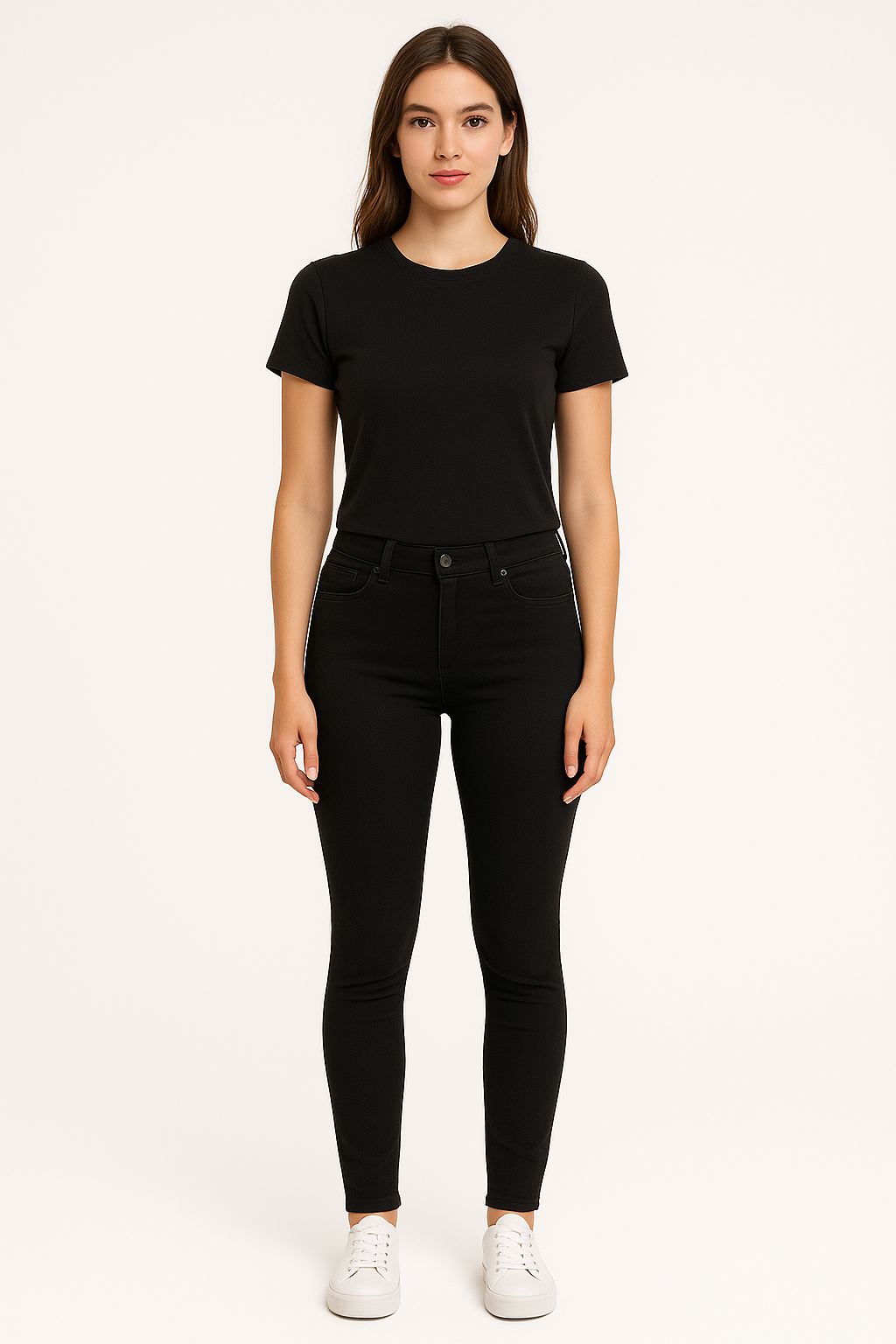 Pantalon Dama Mezclilla / SIMULADA NEG (9095656046815)