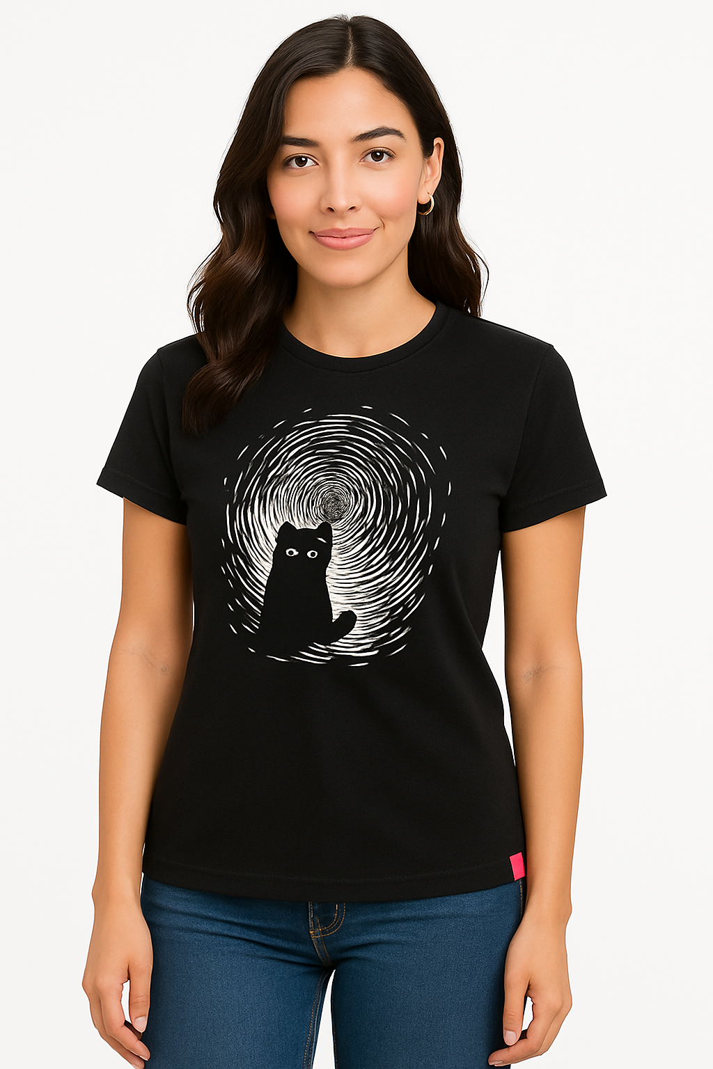 Playera Para Dama Gato Tunel (8771980460255)