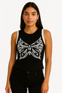 Tank Top Dama / MARIPOSAS NEG (9063843791071)