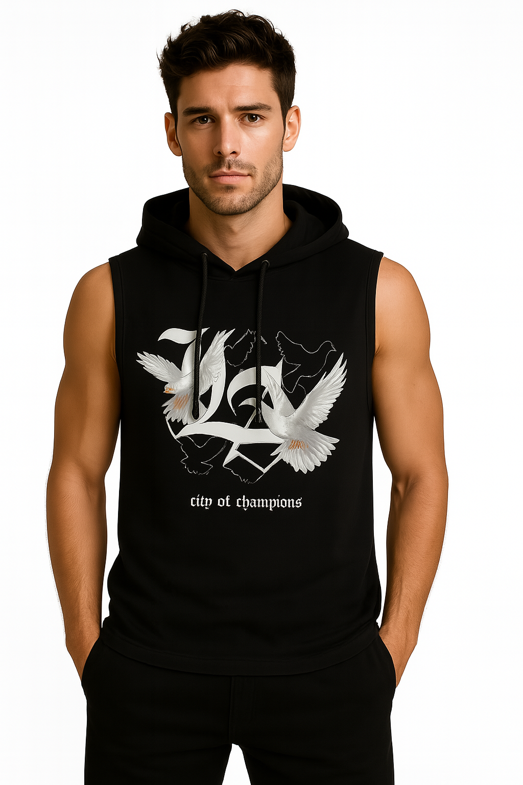 Tank Top Caballero / PALOMAS NEGRO (9028252238047)