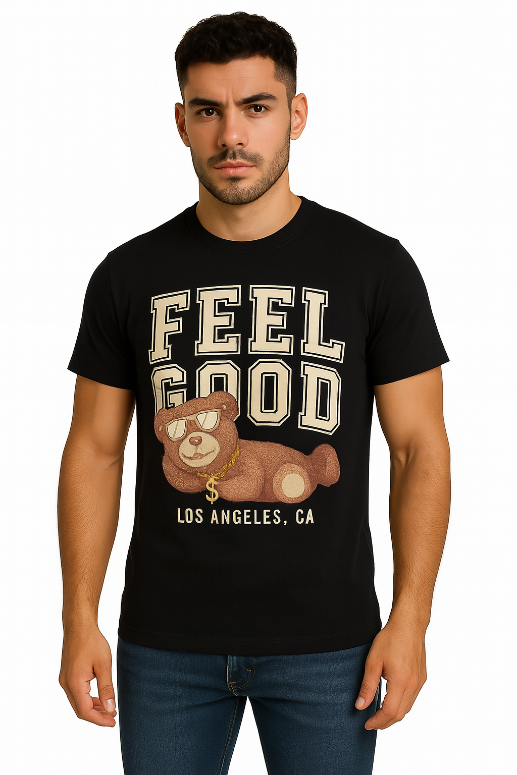 Playera Caballero MC / FEEL GOOD (8754711888095)
