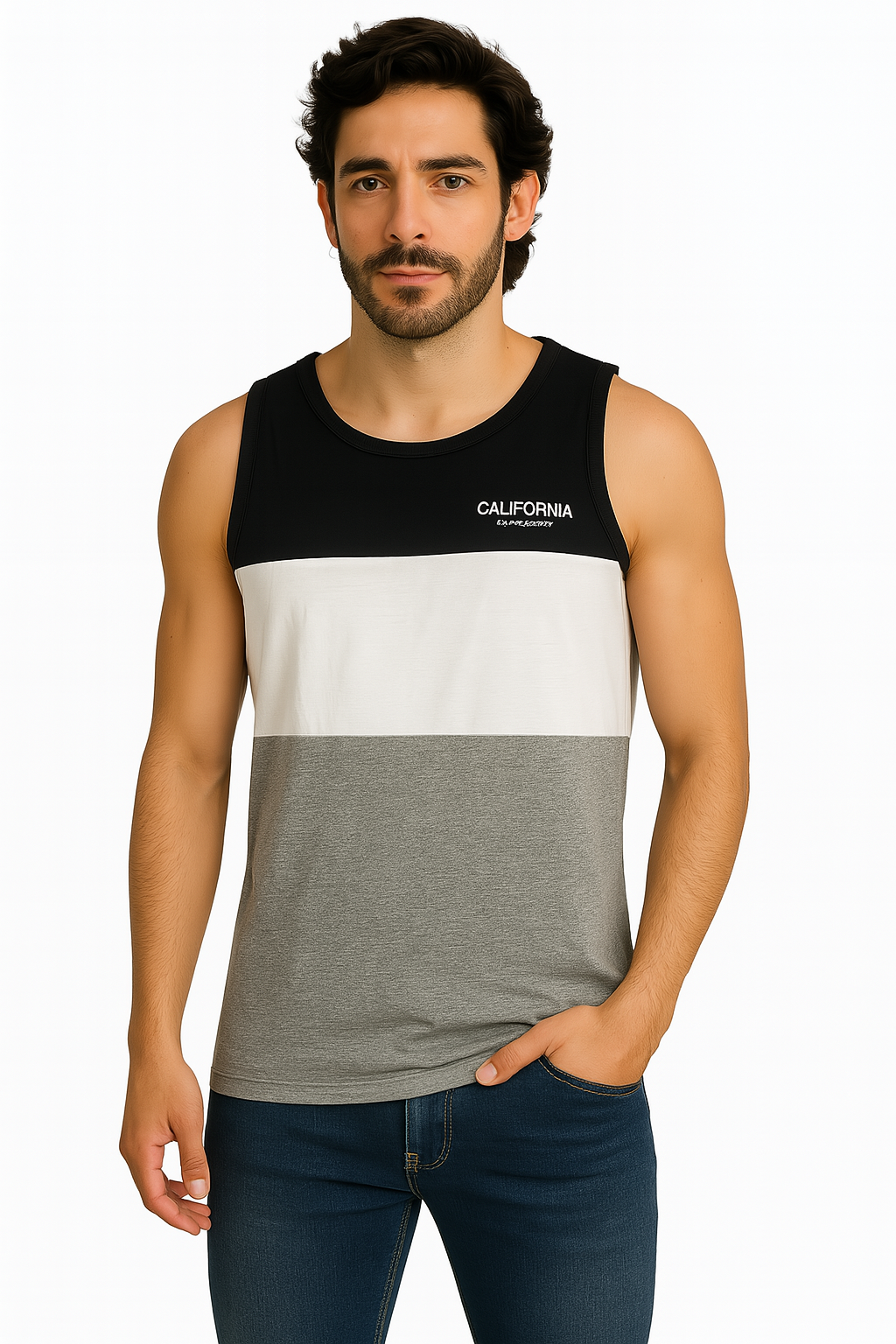 Tank Top Para Hombre Cortes Variantes Neg (8386934669535)