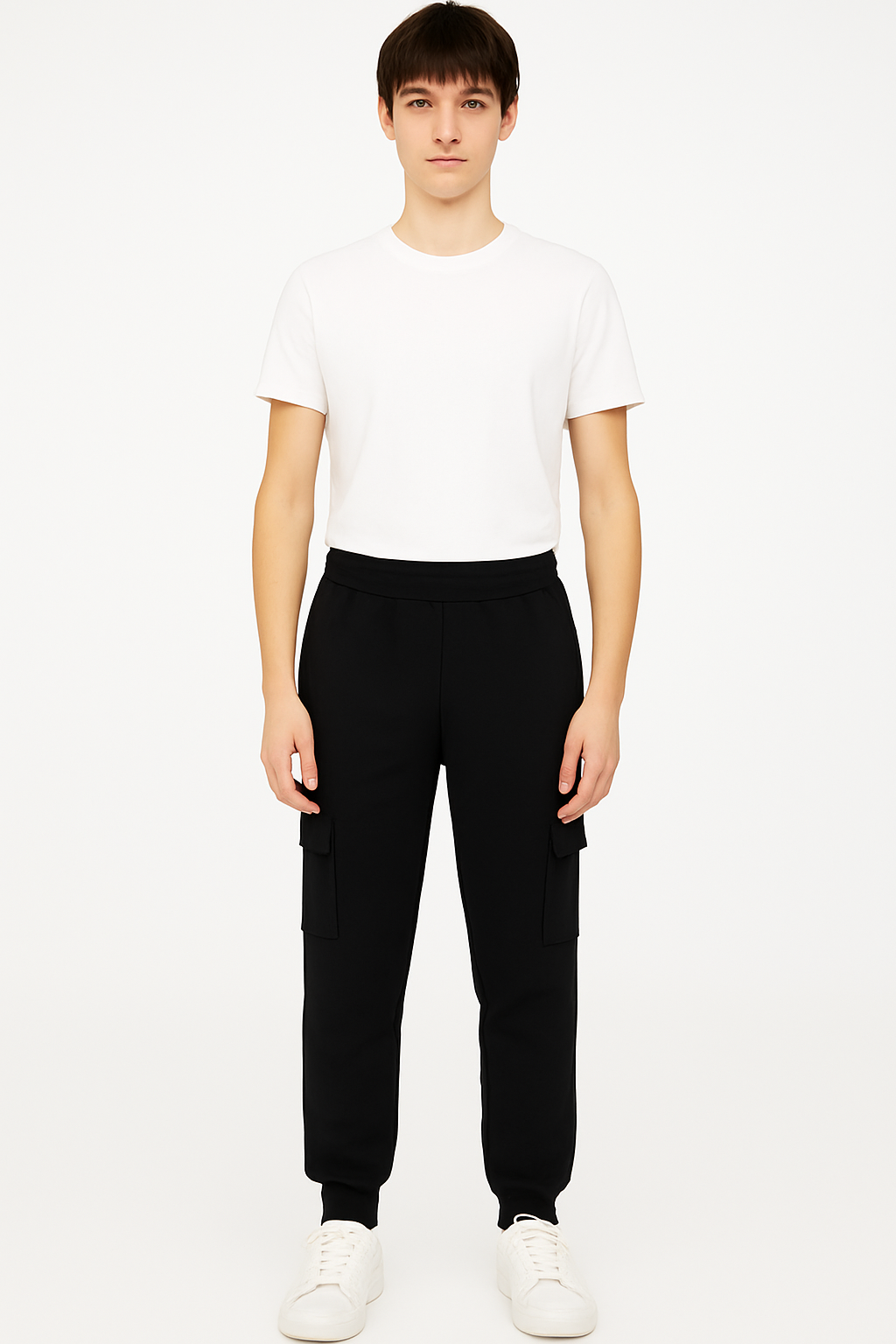 Jogger Caballero / CARGO  NEGRO (9067656872159)