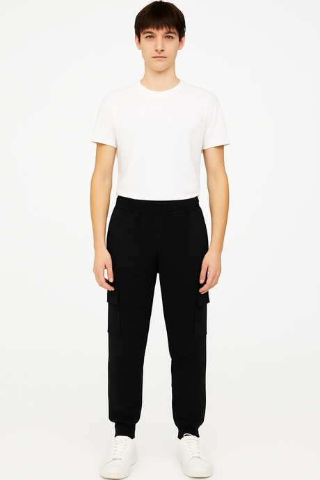 Jogger Caballero / CARGO  NEGRO (9067656872159)