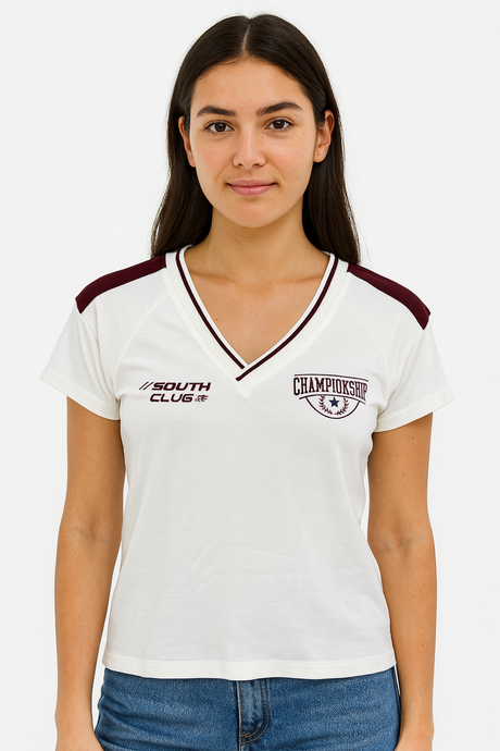 PLAYERA DAMA MC /  RED OJILLOS BLANCO (9079691509983)