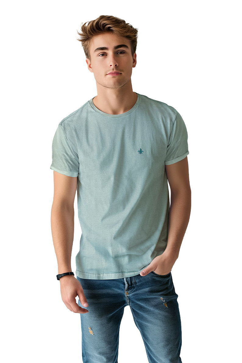 Playera PUNTOS EN DIAGONAL (8569872122079)