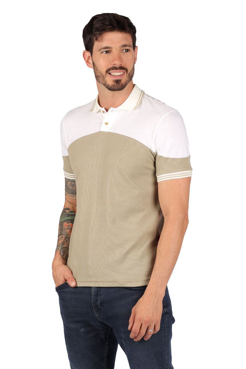 Playera Caballero CUELLO RAYAS (8617111617759)