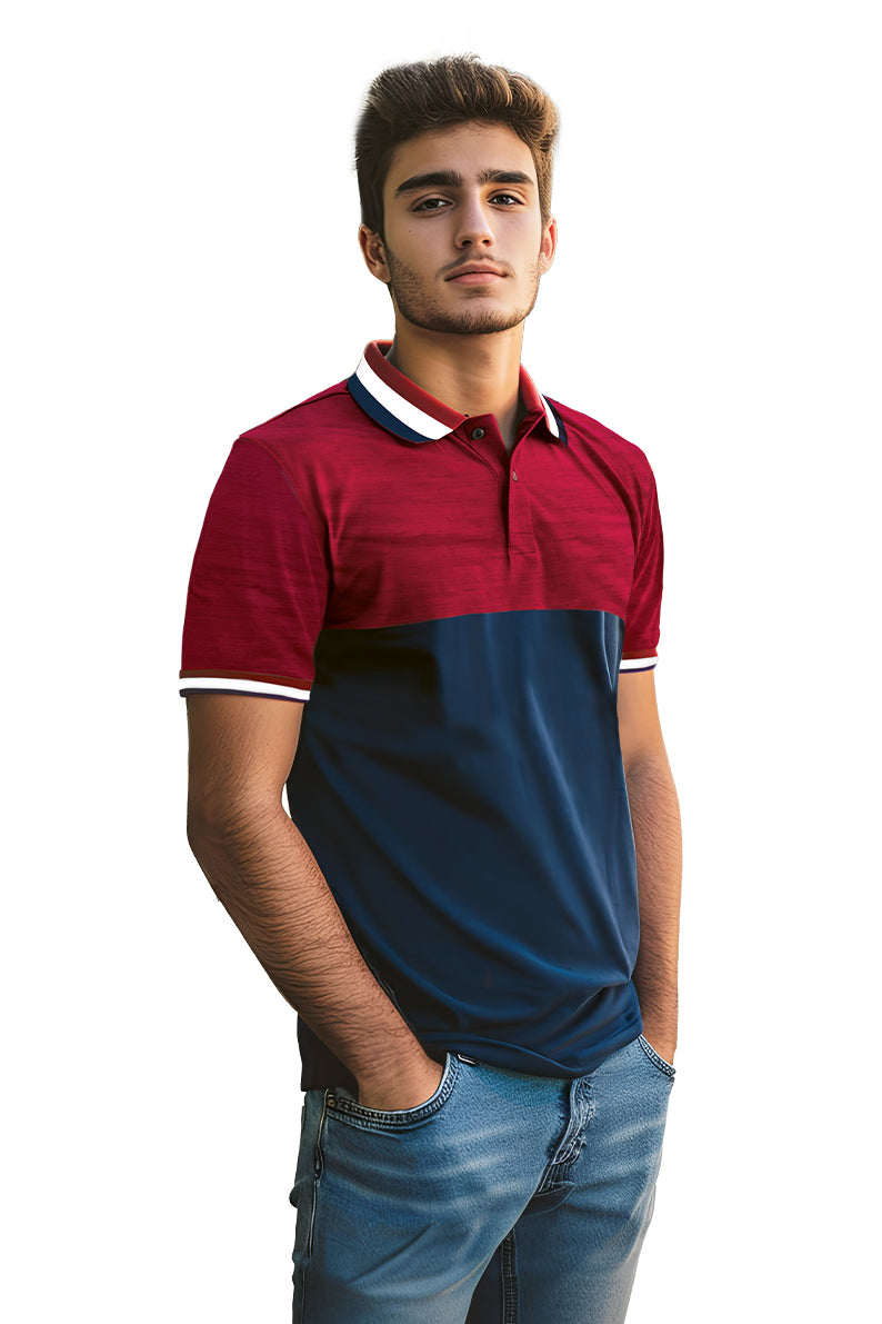 Polo Caballero Bicolor (8536425136351)