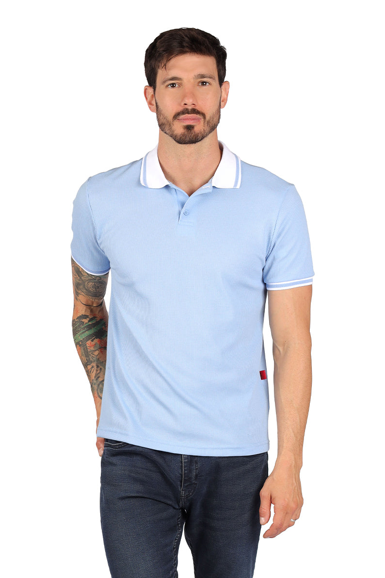 Polo Caballero Waffle AZU (8617094578399)