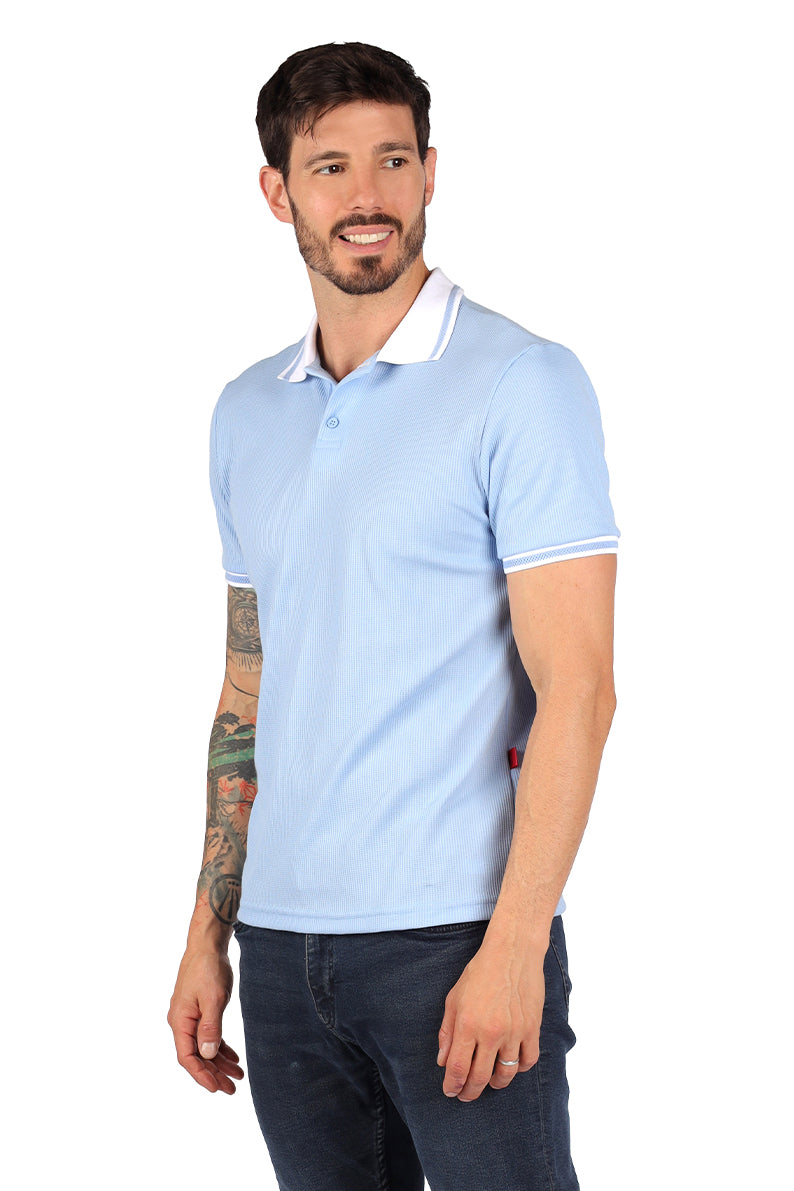 Polo Caballero Waffle AZU (8617094578399)