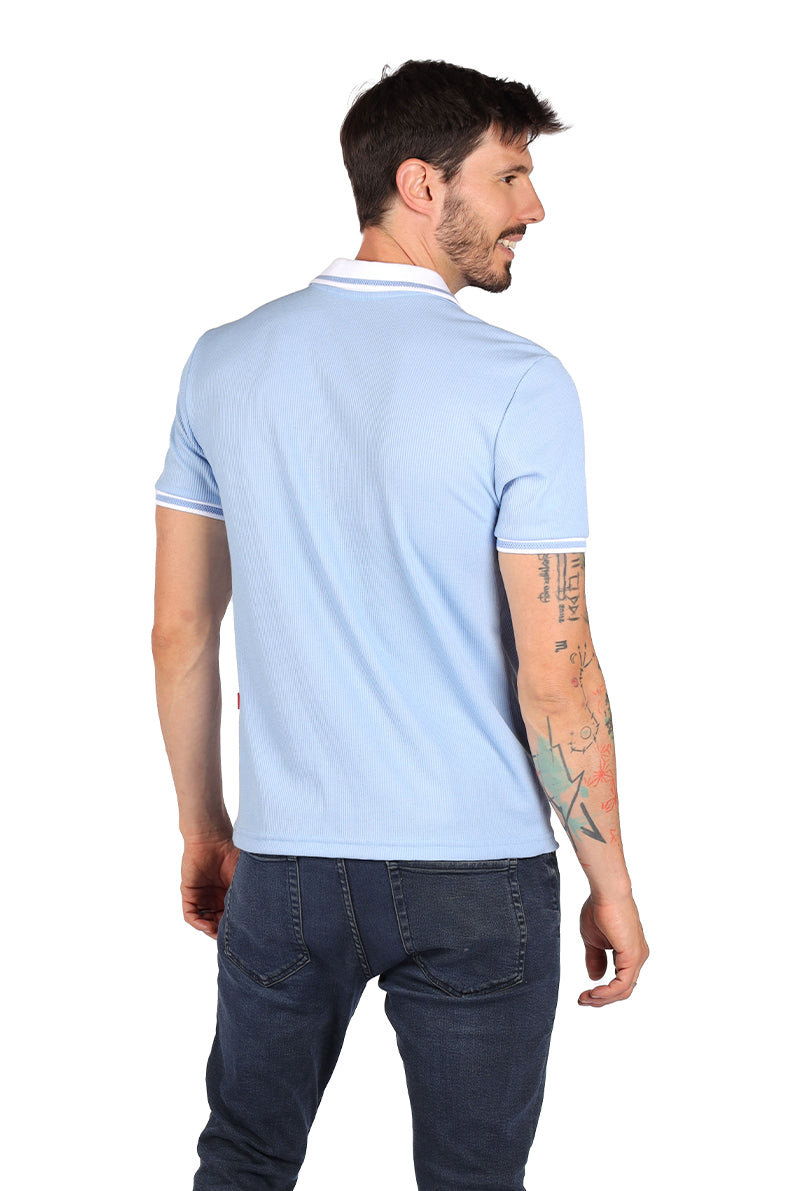 Polo Caballero Waffle AZU (8617094578399)