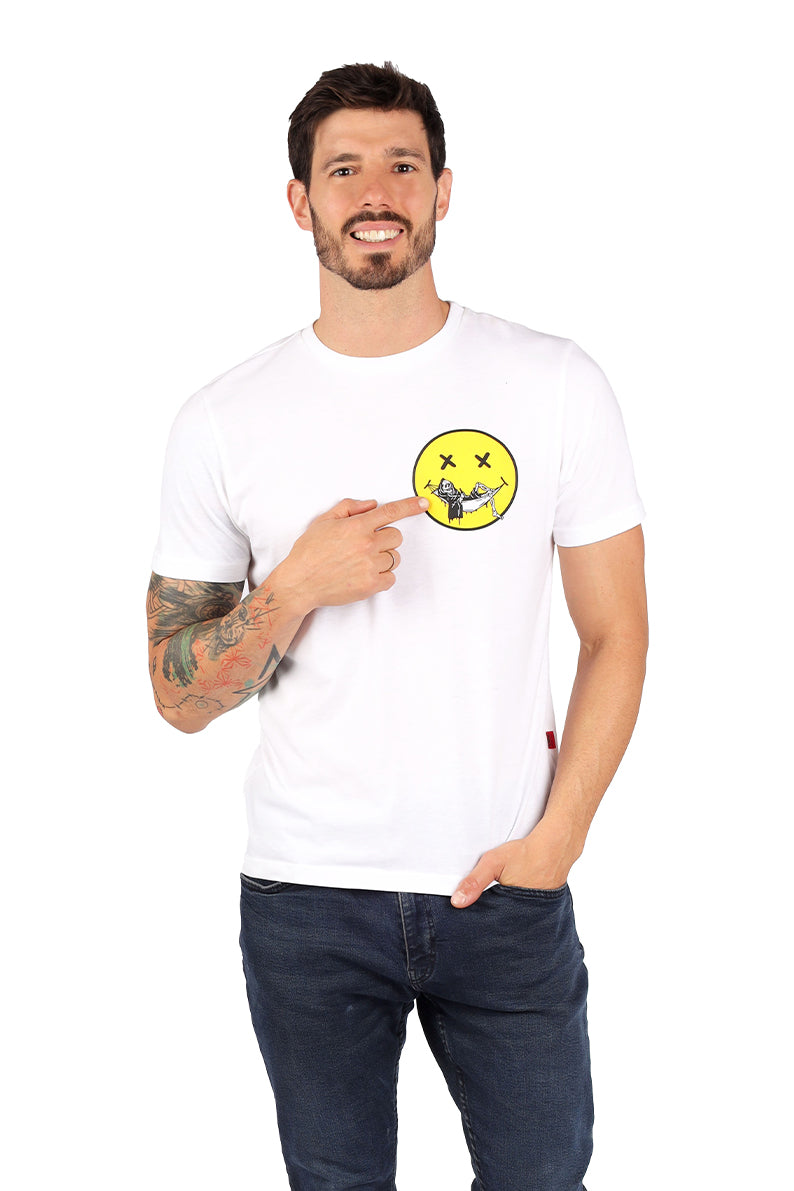 Playera Caballero MC / CALACA HAPPY (8796680749279)