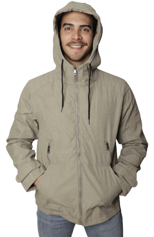 Chamarra Caballero ML / CON GORRA (8827430240479)