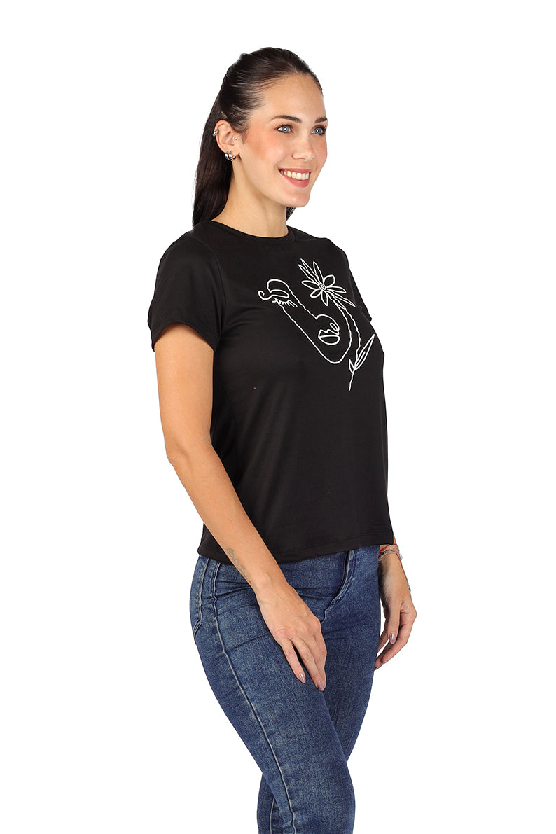 Playera dama Rostro (8759705632991)