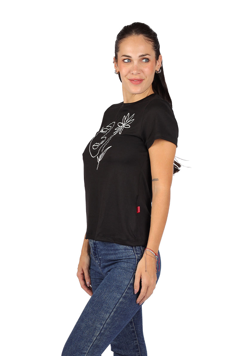 Playera dama Rostro (8759705632991)