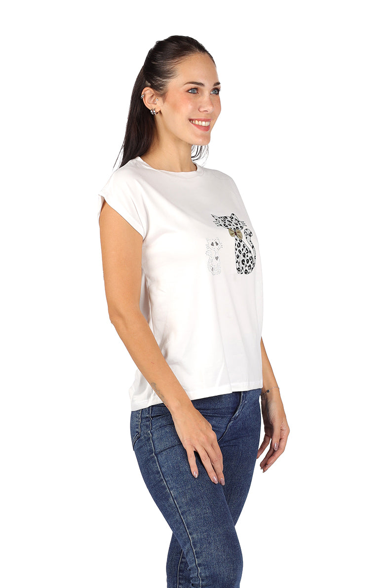 Playera LOVLY CAT (8734669734111)