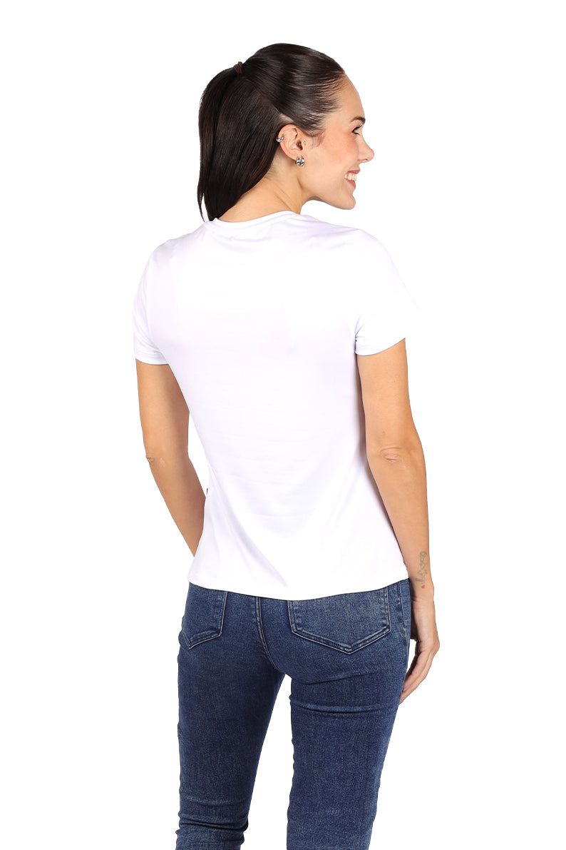 Playera Dama MC / Craneo Rosa (8811423432927)