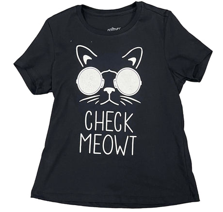 Playera Dama MC / Check Meowt (8838685294815)