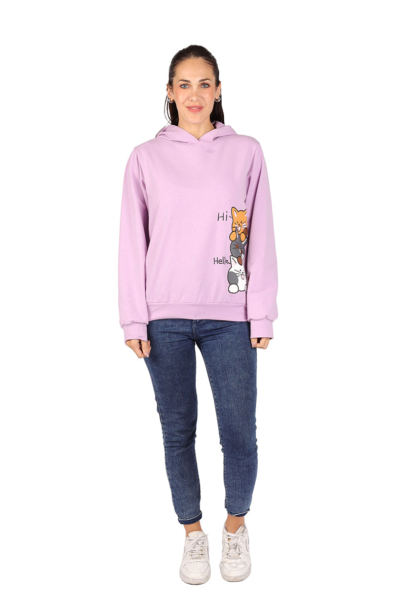 Sudadera Dama ML / Gatos Hi (8794687963359)