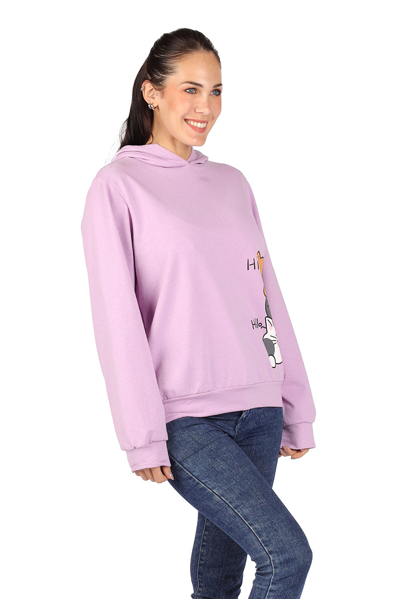 Sudadera Dama ML / Gatos Hi (8794687963359)