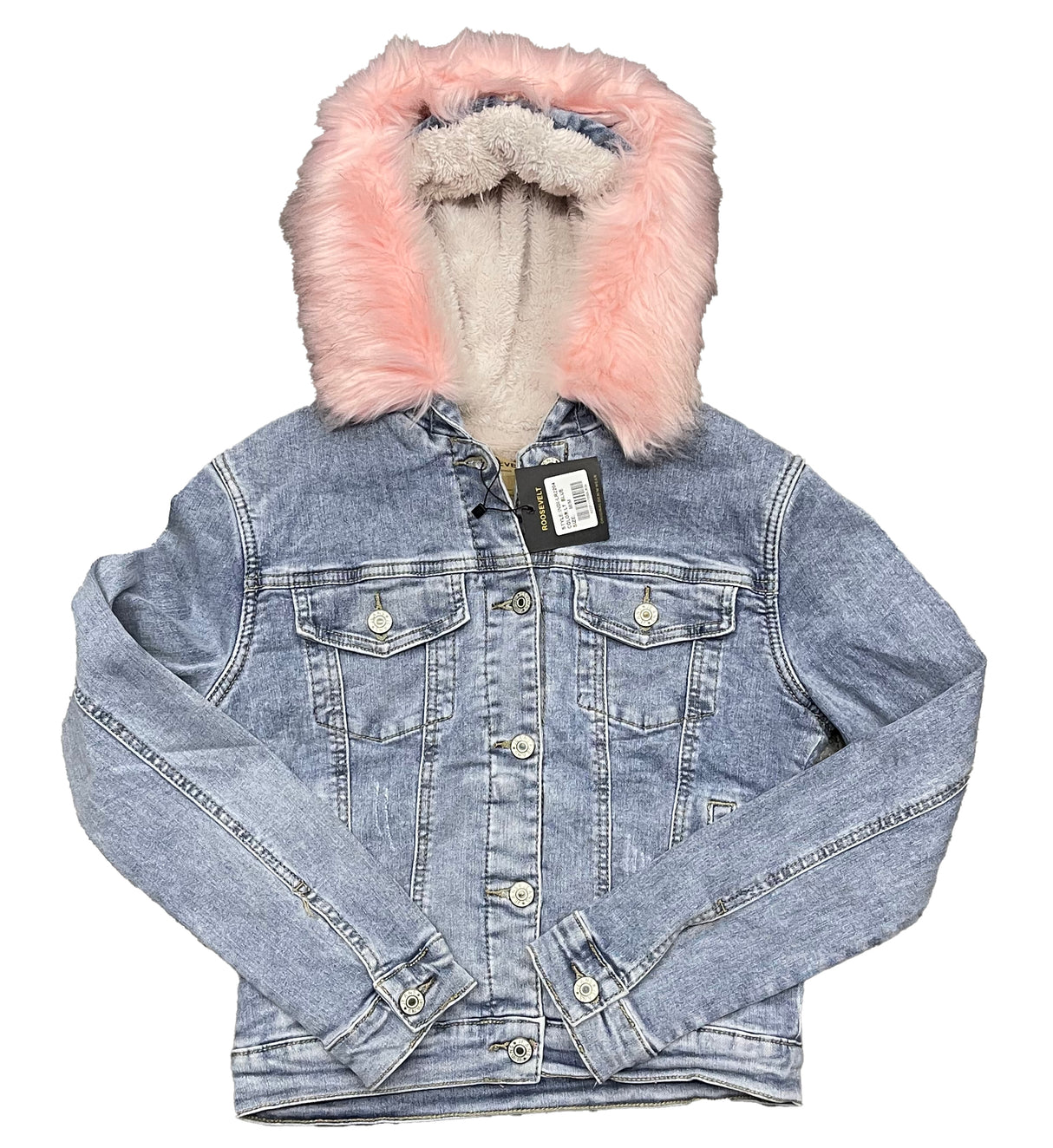 Chamarra Dama ML / MEZCLILLA CON PELUCHE (8827439743199)