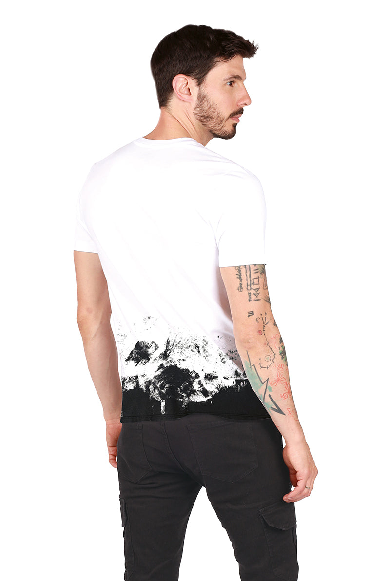 Playera Caballero MC / HORROR BLANCO (8969310699743)