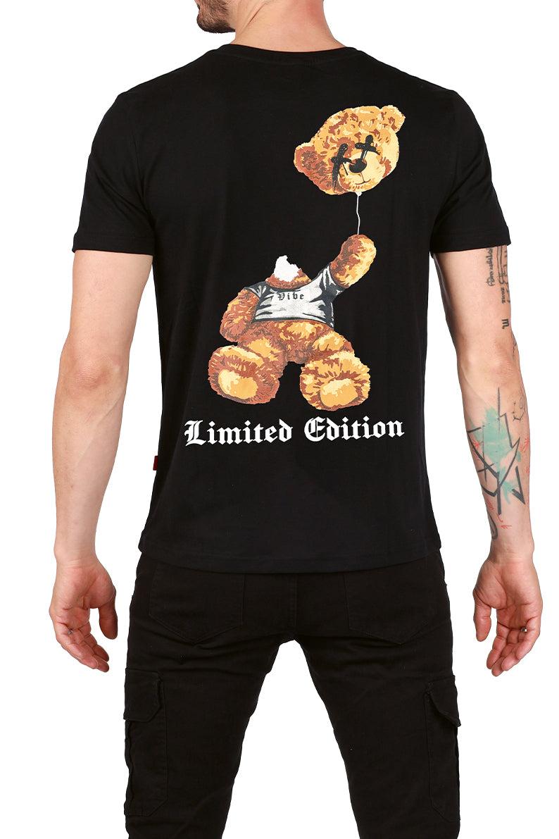 Playera Caballero MC / OSO GLOBO NEGRO (8969311486175)