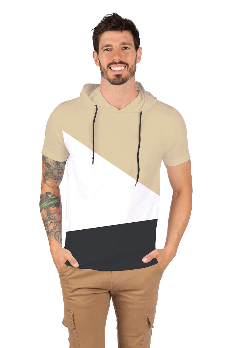 Playera Caballero MC / CAPUCHA CORTES (8923082653919)