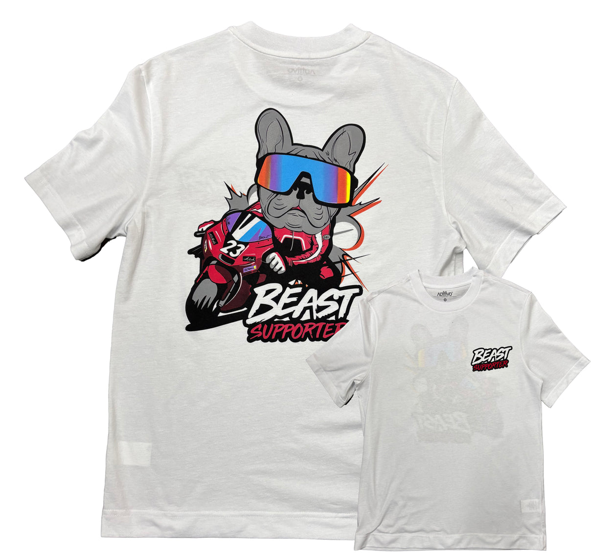 Playera Caballero MC / BEAST PERLA/GRIS (9042725470431)