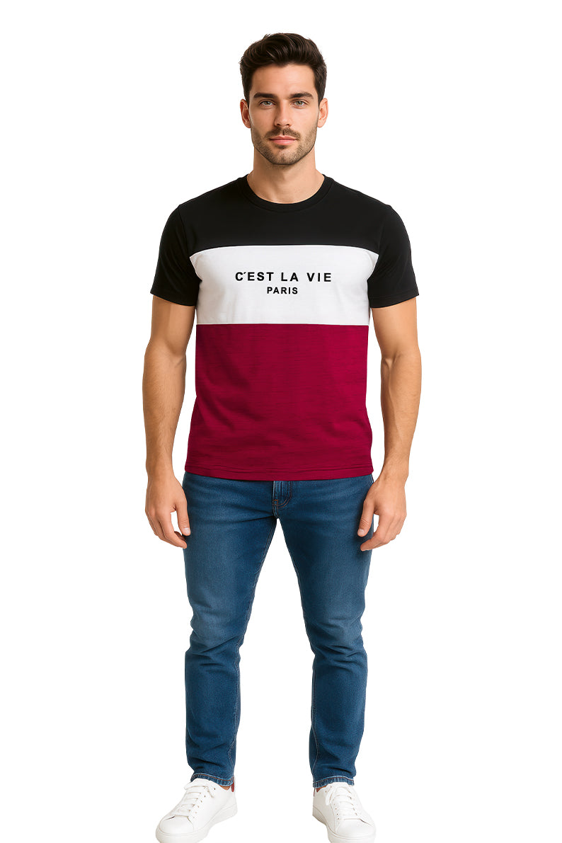 Playera Caballero MC / CEST LA VIE NEG (9063831797983)