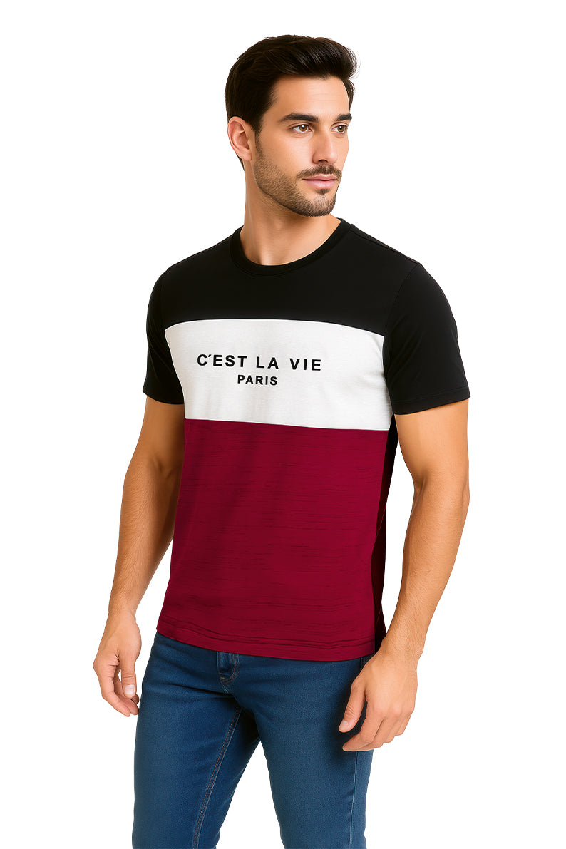 Playera Caballero MC / CEST LA VIE NEG (9063831797983)