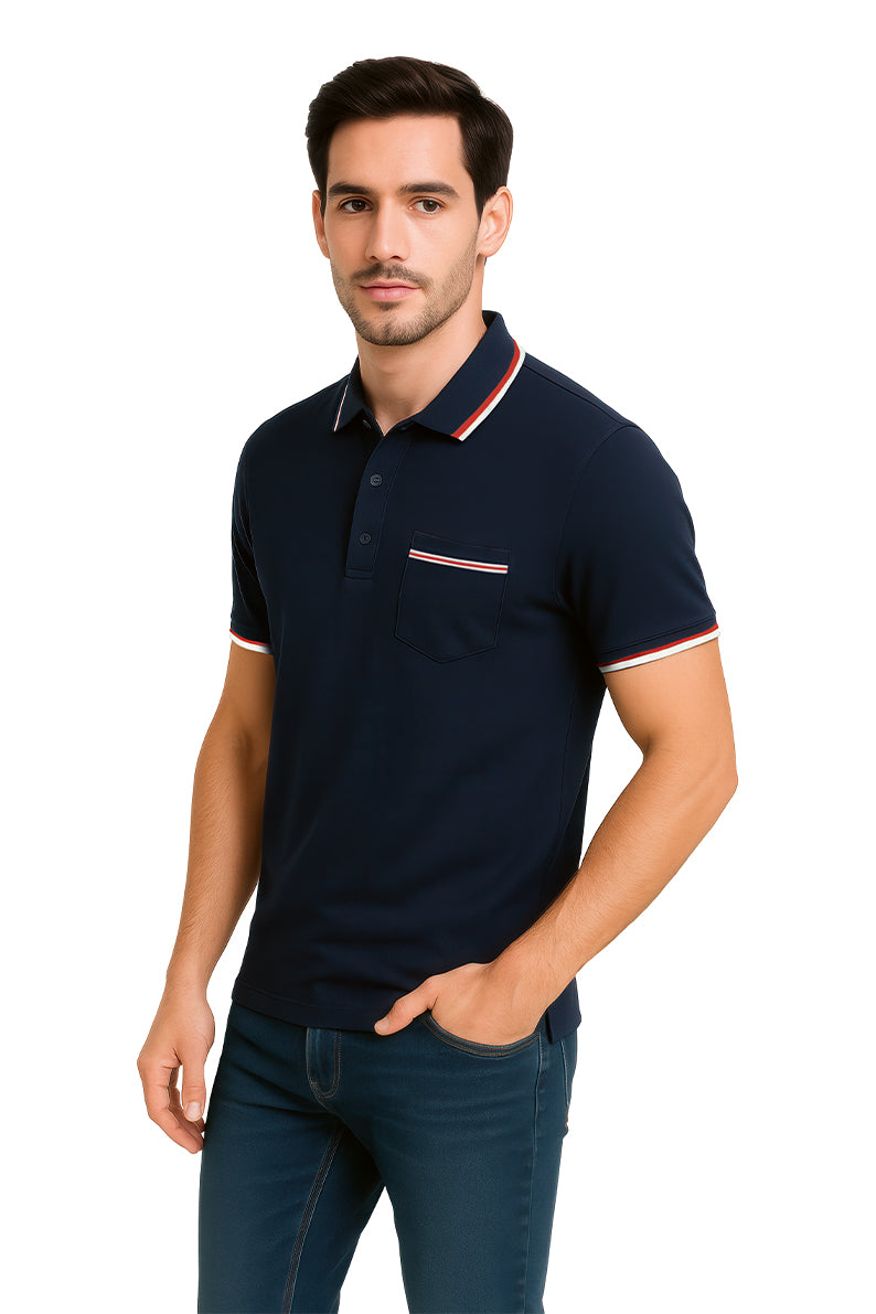 Playera Polo MC / PIPPING C MAR (9053632528607)