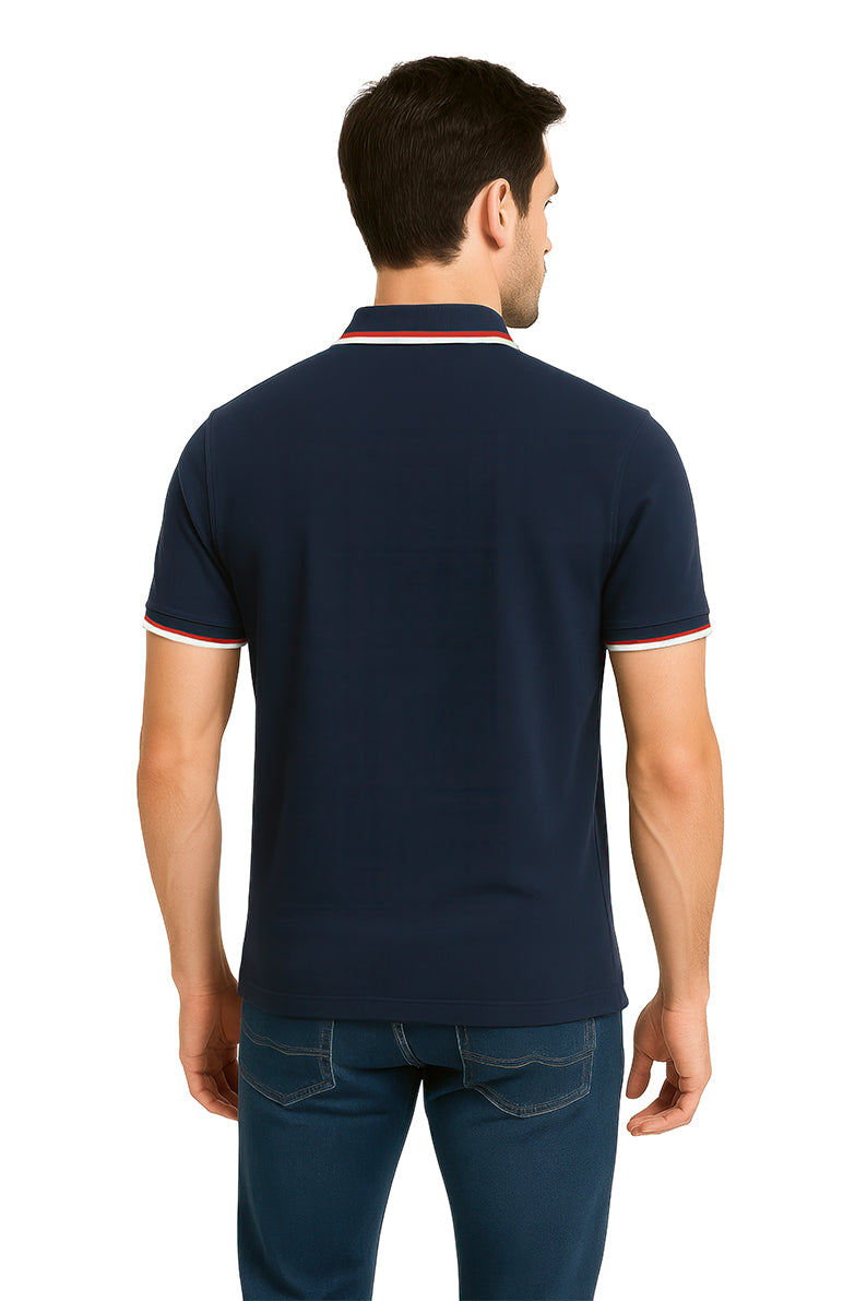 Playera Polo MC / PIPPING C MAR (9053632528607)